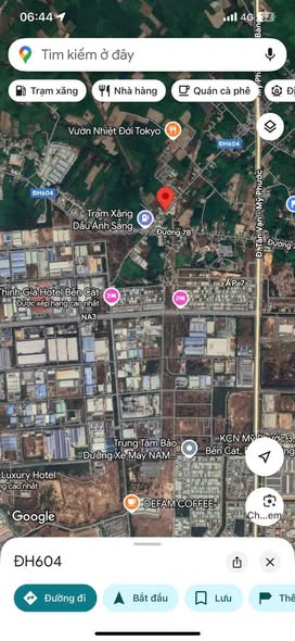 Đất mặt tiền đường DH605, Bến Cát, 760m² giá 5 tỷ - Cơ hội đầu tư tuyệt vời!