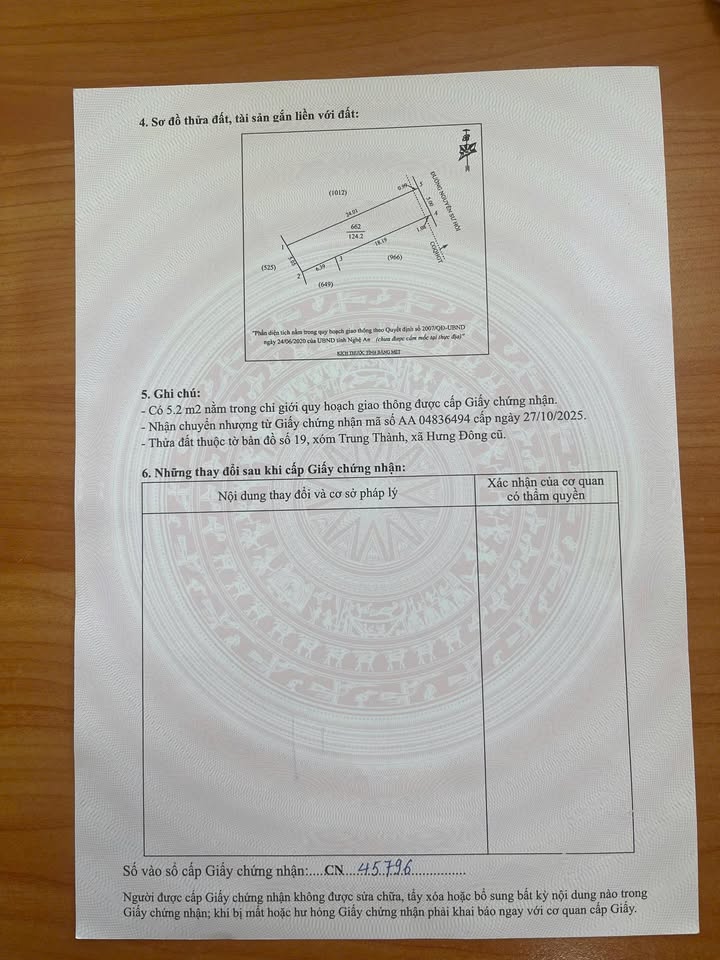 Đất mặt đường Nguyễn Sư Hồi, Hưng Đông, TP Vinh 124.2m² giá 5 tỷ - Cơ hội đầu tư tuyệt vời!