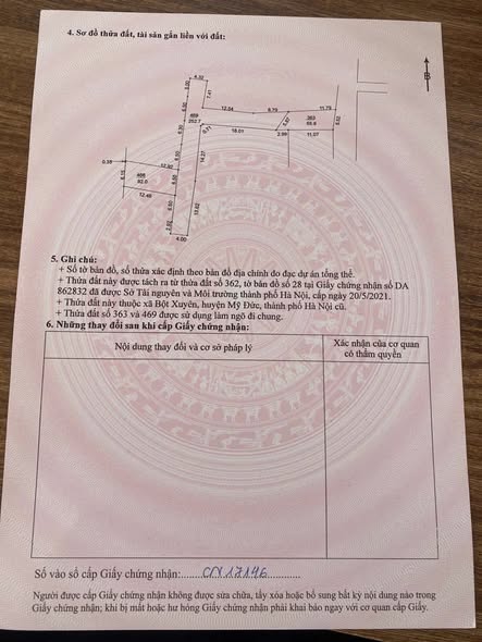 Lô đất Phúc Sơn, Mỹ Đức 82m² - Sổ đỏ, giá tốt cho đầu tư!