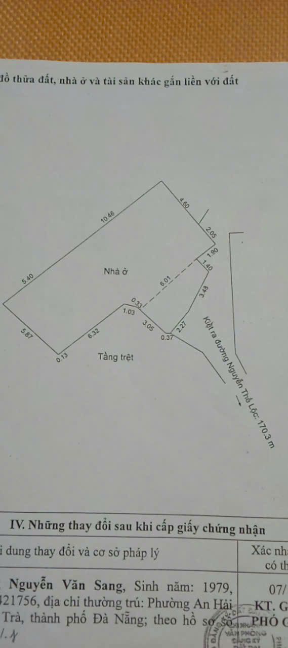 Đất bán tại kiệt Nguyễn Thế Lộc, Đà Nẵng 112m² giá 4.1 tỷ - Tặng 2 nhà cấp 4!