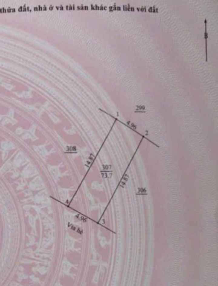 Đất dịch vụ Trạm Trôi Hoài Đức 73.7m² - Vị trí đẹp giá đầu tư