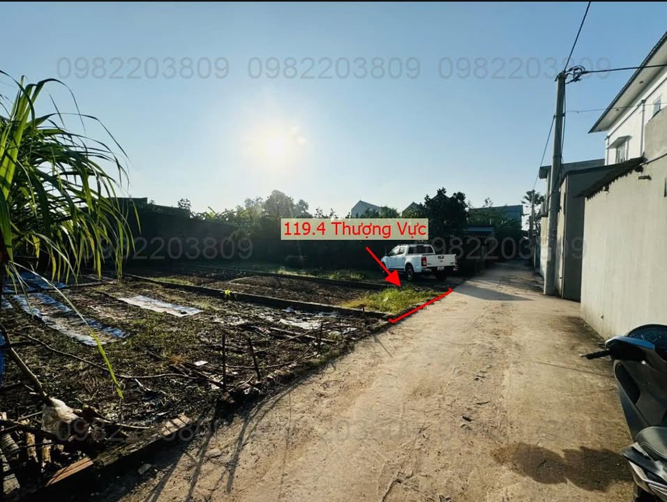 Đất Thượng Vực 114.9m² giá 2 tỷ - Đầu tư tiềm năng, ô tô đỗ tận nơi!