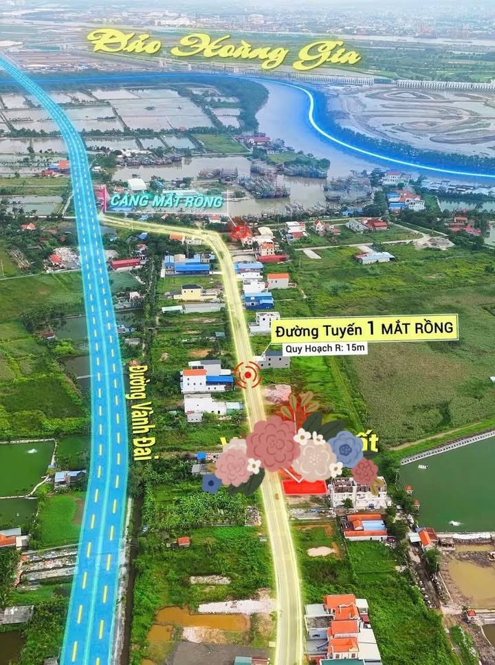 Đất nền Lập Lễ Thủy Nguyên 200m² giá 3.05 tỷ - Lô áp góc hiếm có gần hồ!