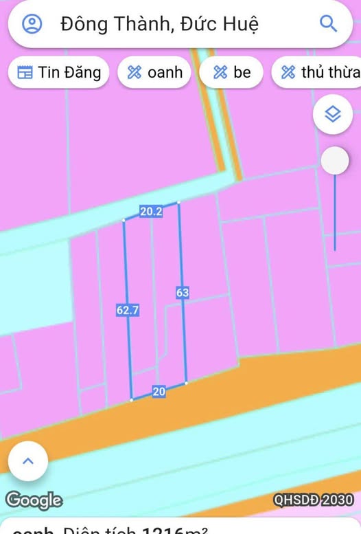 Đất vườn 1200m² KP 4 Thị Trấn Đông Thành - Giá chỉ 2.2 tỷ!