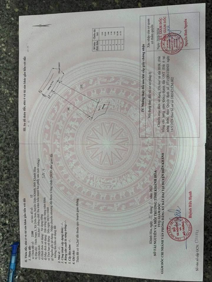 Đất nở hậu Gò Đại, Diên Sơn 346m² giá chỉ 2.8 tỷ - Cơ hội đầu tư tuyệt vời!