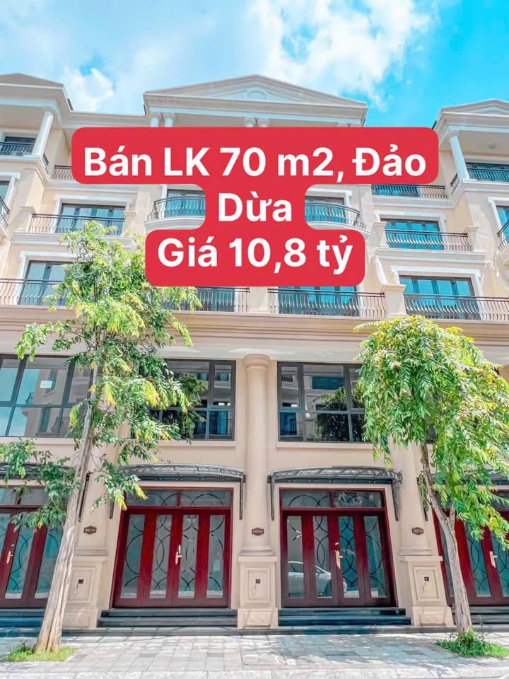 Townhouse Đảo Dừa Vinhomes Ocean Park 2 70m² giá 10.8 tỷ - Cơ hội vàng cho nhà đầu tư!