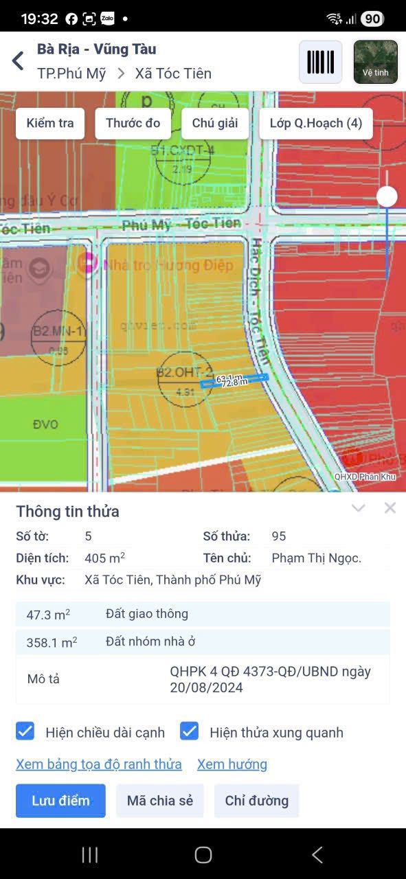 Nhà mặt tiền Hắc Dịch, Tóc Tiên, 434m² giá 4 tỷ - Cơ hội đầu tư tuyệt vời!