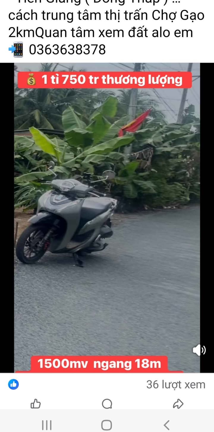 Đất nền Tân Phú - Tân Thuận Bình 1500m² giá 1.75 tỷ - Sổ đỏ chính chủ