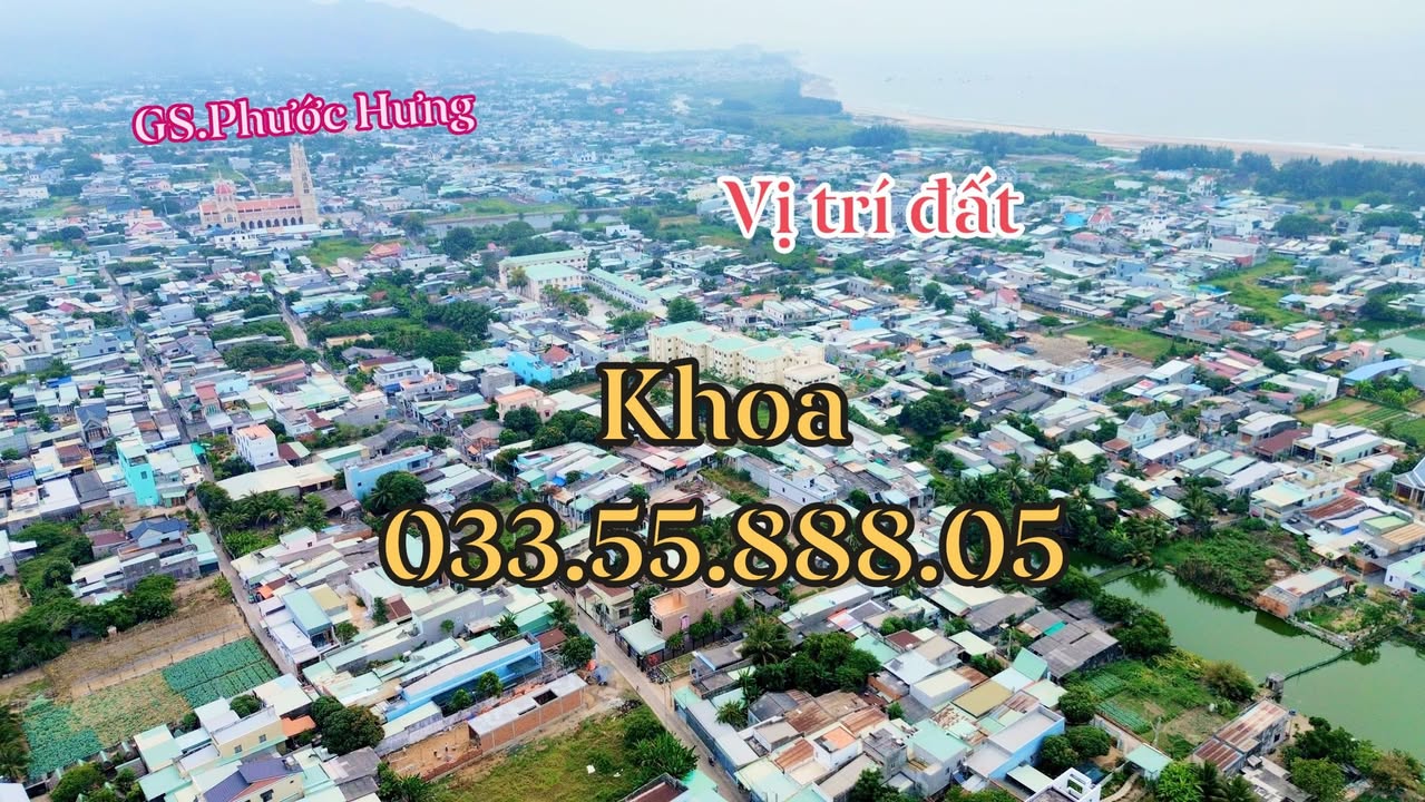 Đất thổ cư 92m² tại Phước Lâm, Long Hải giá 1.45 tỷ - Vị trí đắc địa gần biển!