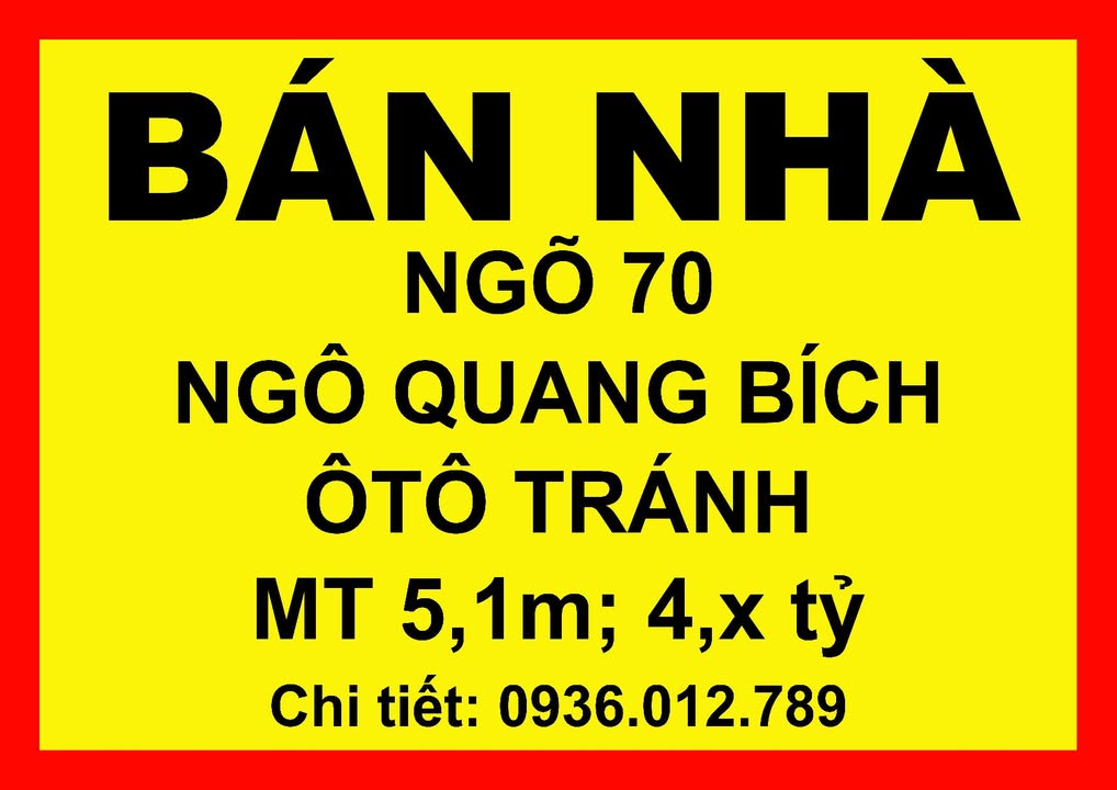 Nhà Ngô Quang Bích, Bồ Xuyên 55m² giá 4 tỷ - Ô tô tránh, chính chủ bán!