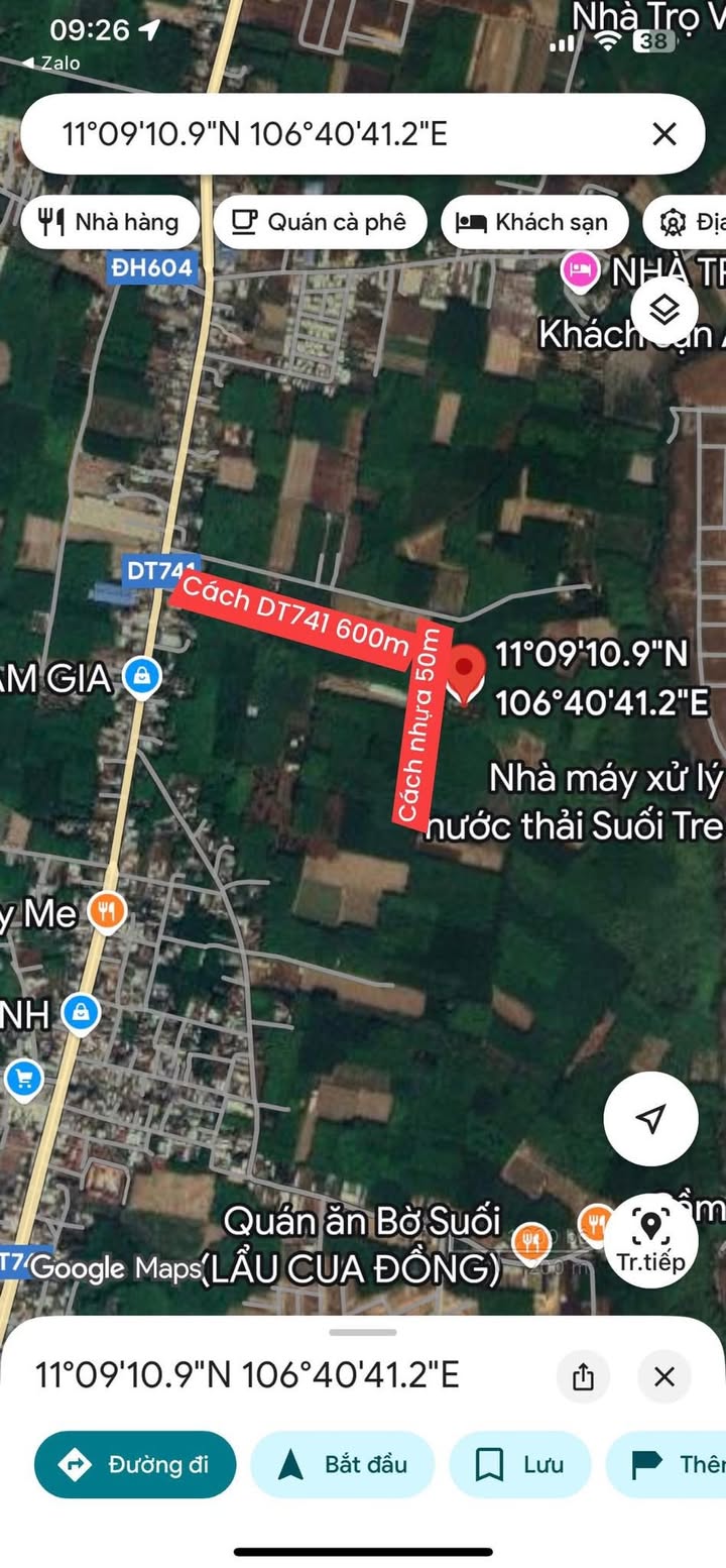 Đất nền Chánh Phú Hòa 2550m² giá 6 tỷ - Cơ hội đầu tư hấp dẫn!