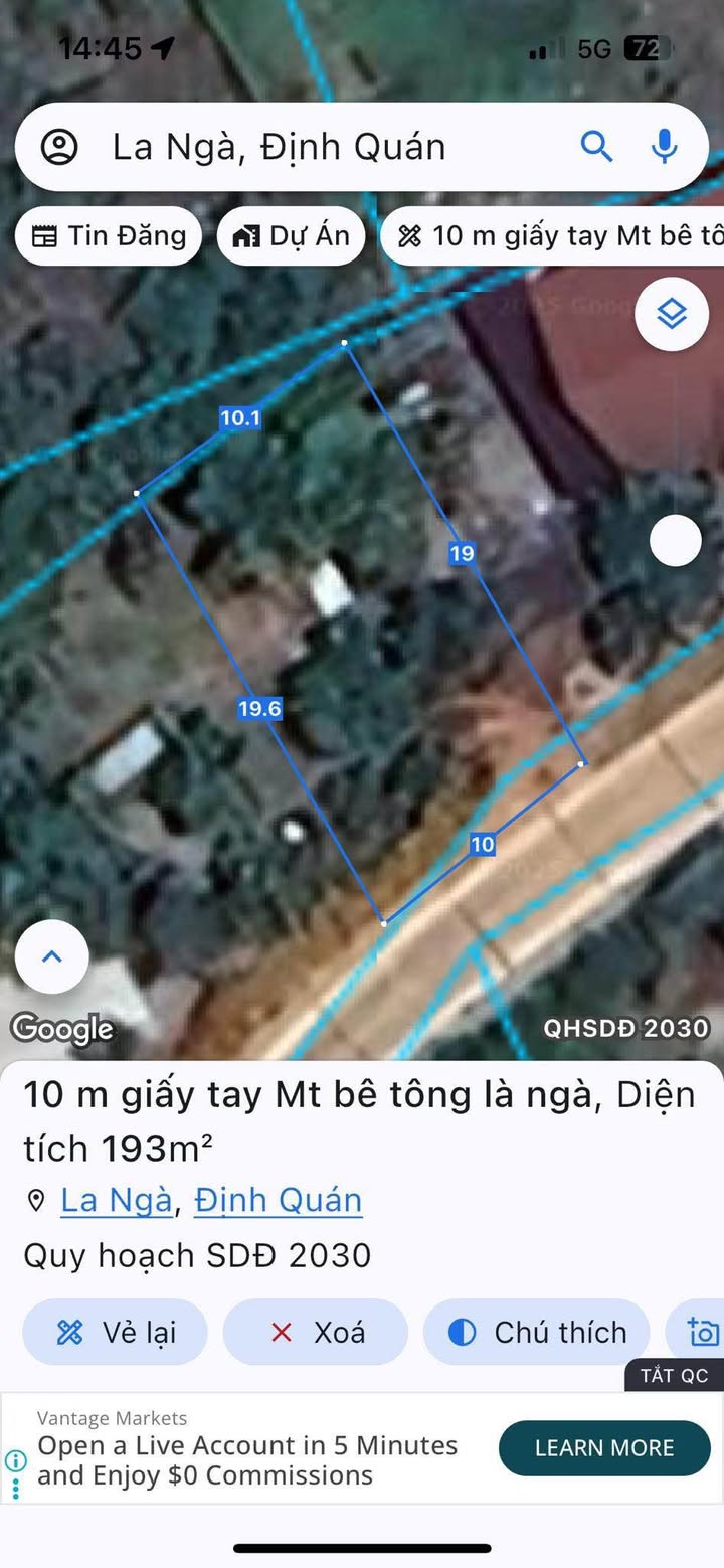 Đất mặt tiền Xã La Ngà, Định Quán, 10m² giá 300 triệu - Cơ hội đầu tư tuyệt vời!