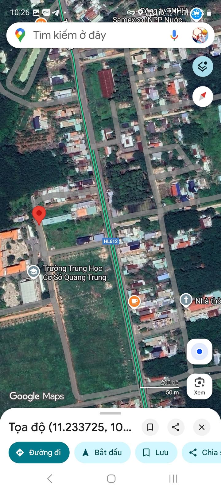 Đất nền Tân Hưng Bàu Bàng 624m² giá chỉ 2.6 tỷ - Cơ hội đầu tư tuyệt vời!