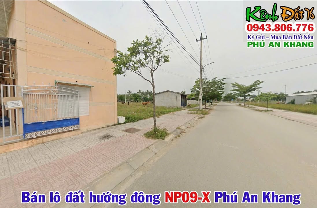 Đất nền Phú An Khang - Cầu Cổ Lũy 100m² giá 1.2 tỷ - Hướng Đông, sổ đỏ chính chủ!