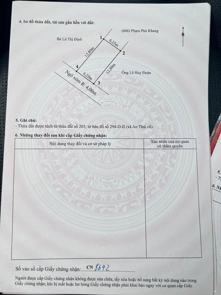 Đất nền khu phố Thôn Trung, xã An Thái 80m² chỉ 700 triệu - Cơ hội đầu tư tuyệt vời!