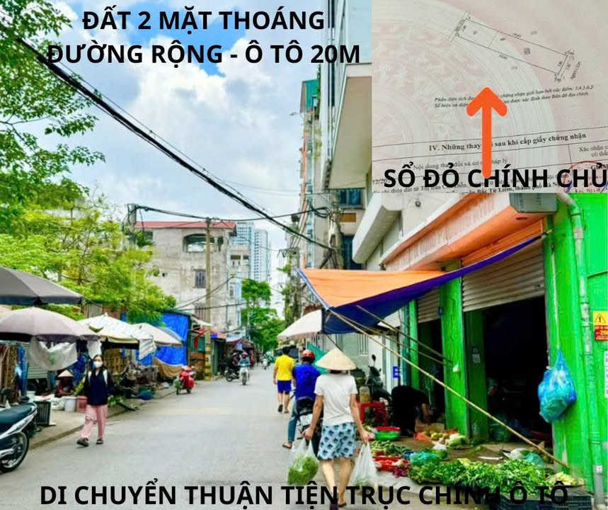 Đất nền Phú Diễn 70,9m² giá chỉ 200 triệu - Sổ đỏ chính chủ, sang tên ngay!
