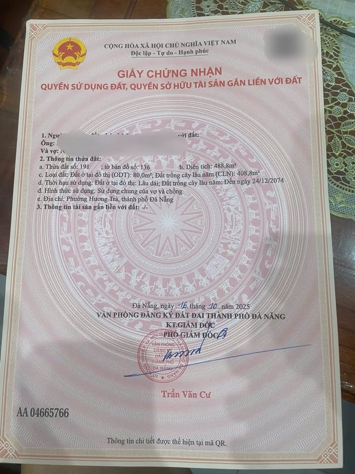 Đất nền Hòa Hương Tam Kỳ 488m² giá 6.487 tỷ - Chính chủ thương lượng!