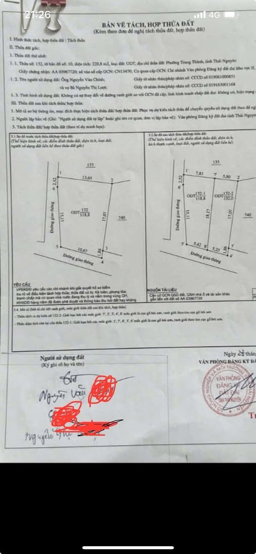 Đất lô góc 118m² tại phường Trung Thành, Thái Nguyên - Giá chỉ 700 triệu!