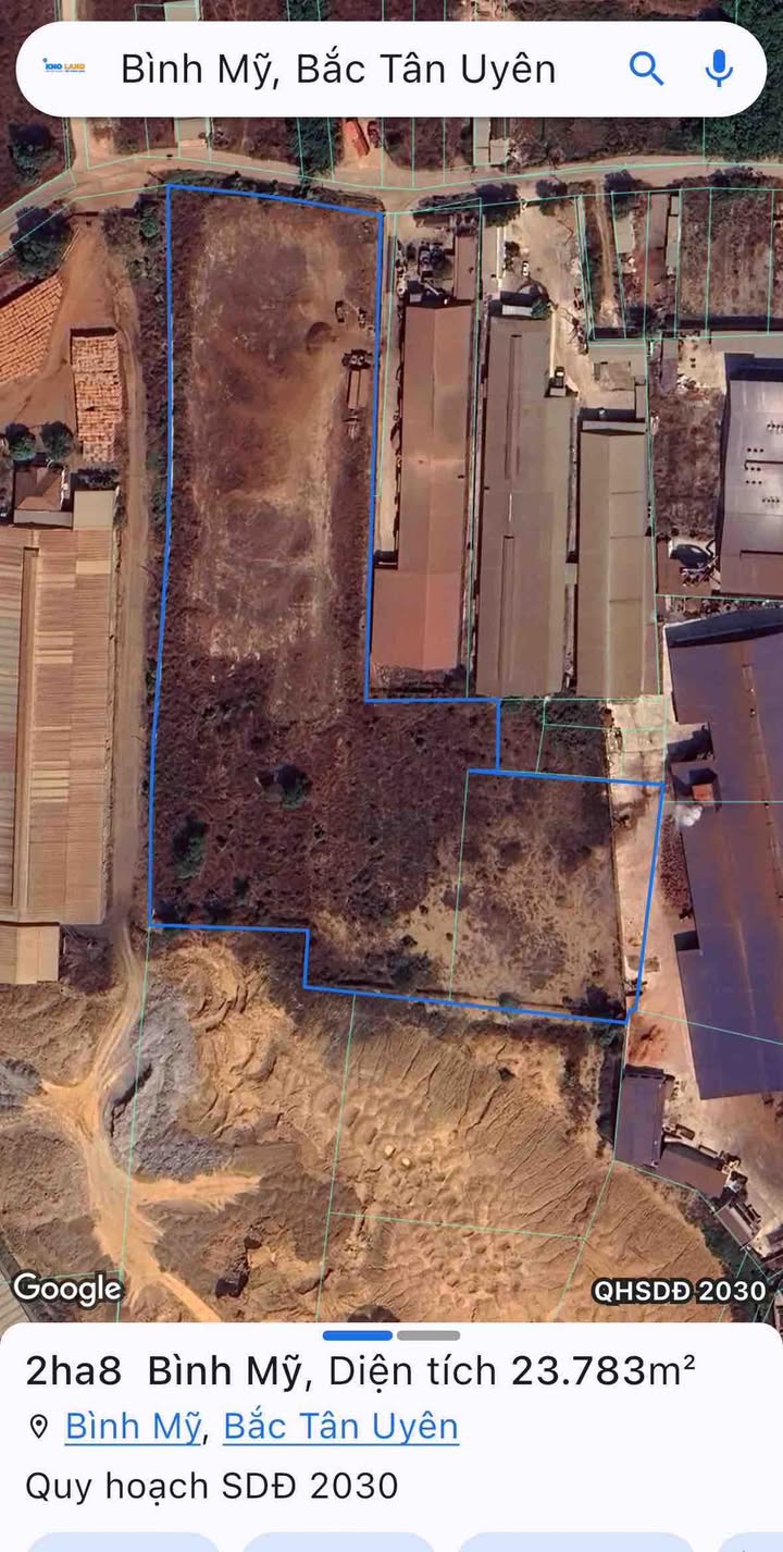 Đất nền mặt tiền Bình Mỹ 21, Bắc Tân Uyên 2.4ha giá 75.9 tỷ - Đầu tư sinh lời sớm!