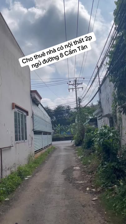 Nhà cho thuê Cẩm Tân 2 phòng ngủ giá 2.5 triệu - Sạch sẽ, thoáng mát!