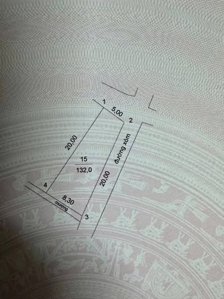 Đất thổ cư lô góc thôn Đoài, Quảng Oai 132m² giá 3 tỷ - Đầu tư sinh lời ngay!