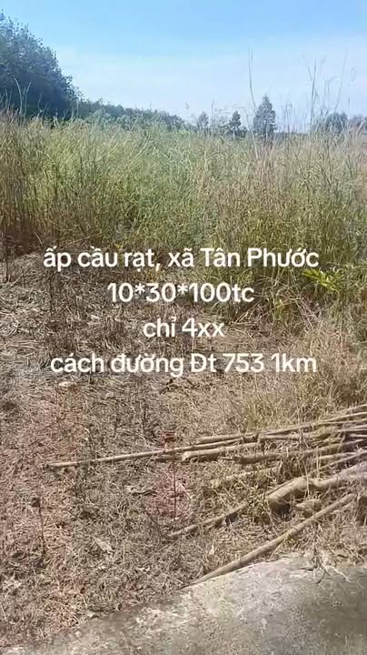 Đất nền 300m² Tân Phước, Đồng Phú giá 400 triệu - Cơ hội đầu tư hấp dẫn!