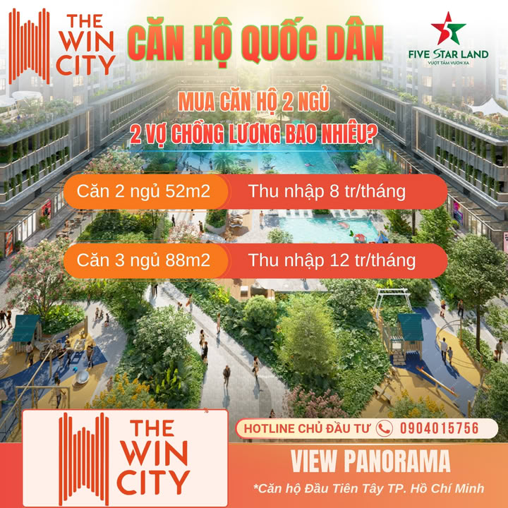 Căn hộ The Win City Đức Hòa 37m² giá chỉ từ 125 triệu - Cơ hội đầu tư hấp dẫn!