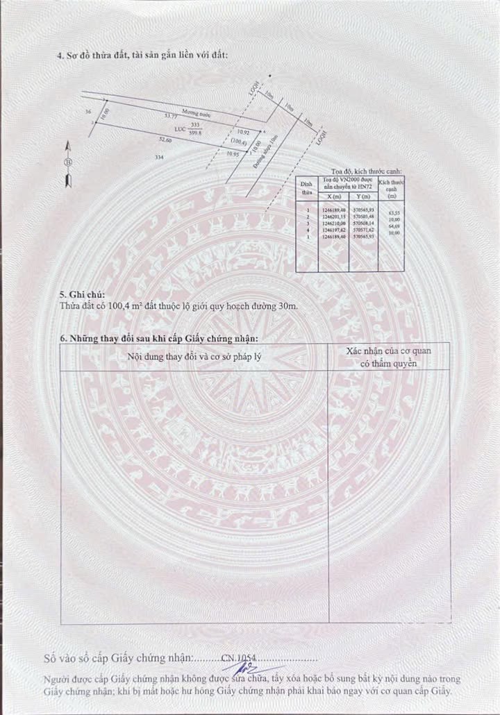 Đất nền Hòa Thành Tây Ninh 530m² giá 1.599 tỷ - Vị trí đắc địa, đầu tư sinh lời