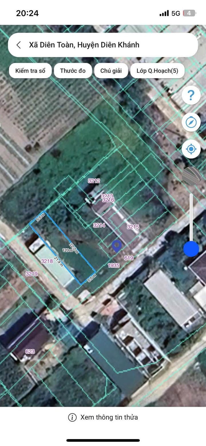 Đất TĐC Diên Toàn 120.3m² giá 1.8 tỷ - Khu dân cư sầm uất!