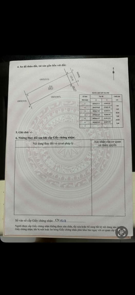Đất thổ cư khu phố 4, phường Hội Sơn, 224m² - Giá hợp lý cho nhà đầu tư!
