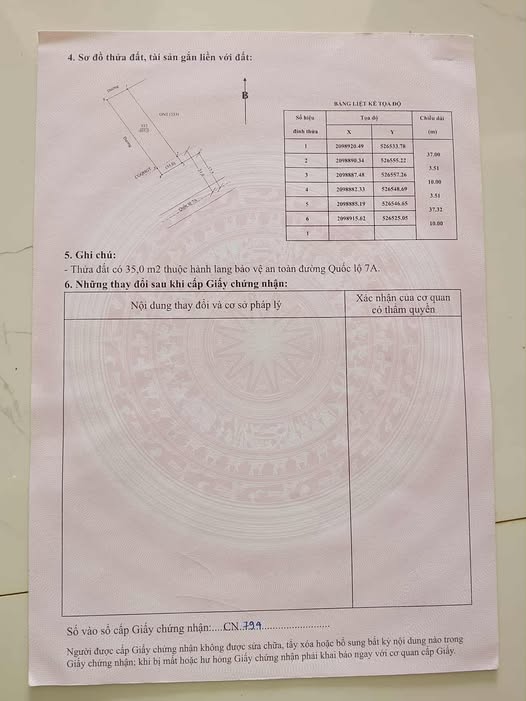 Đất nền 3 mặt tiền tại Quốc lộ 7, Nghệ An - Diện tích 400m², giá thỏa thuận!