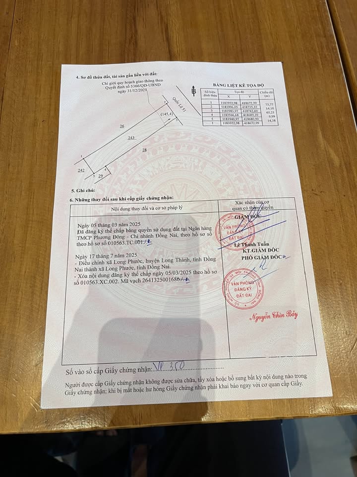 Đất mặt tiền Quốc Lộ 51, Long Phước, 1050m² giá 1 tỷ - Đầu tư sinh lời ngay!