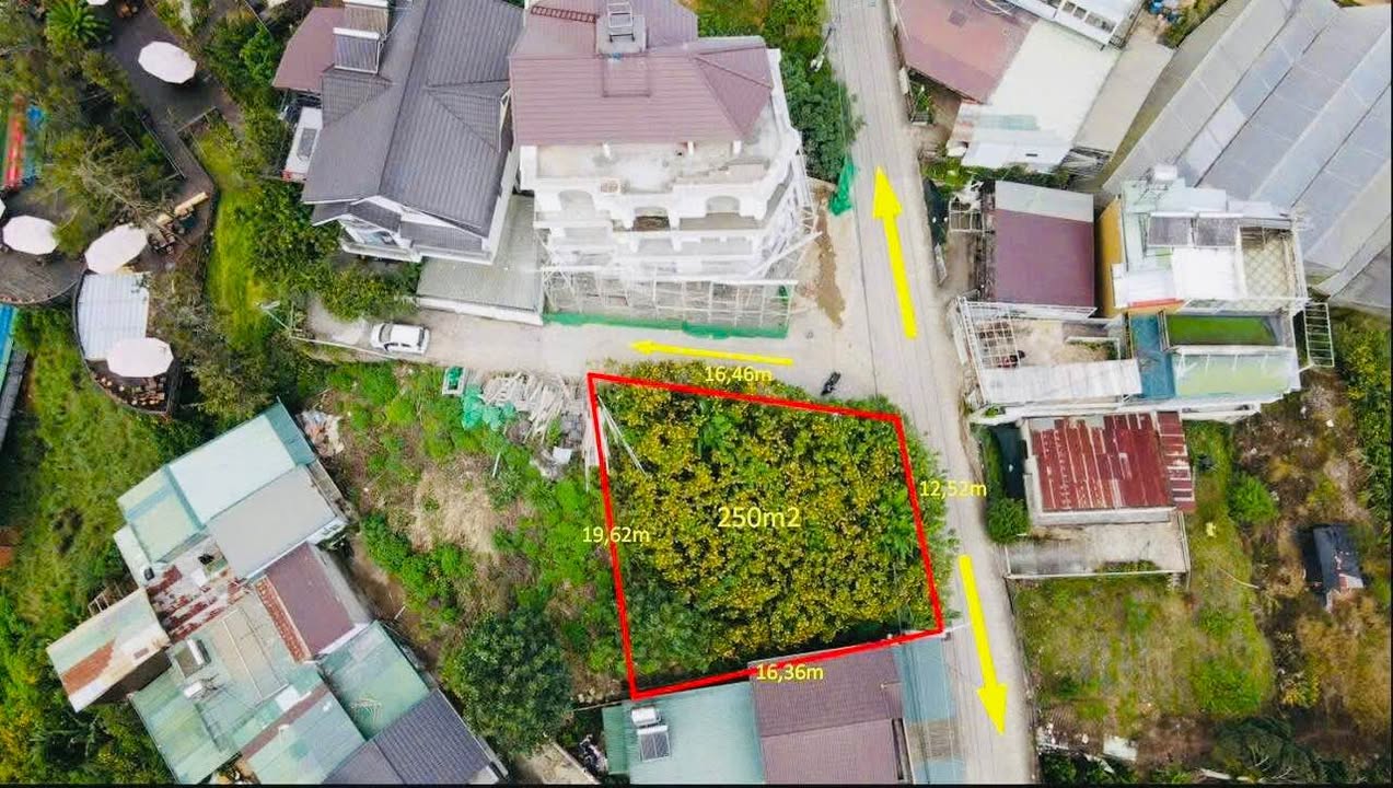 Đất nền đẹp phường 10 Đà Lạt 250m² giá 9.6 tỷ - Vị trí đắc địa, pháp lý rõ ràng!