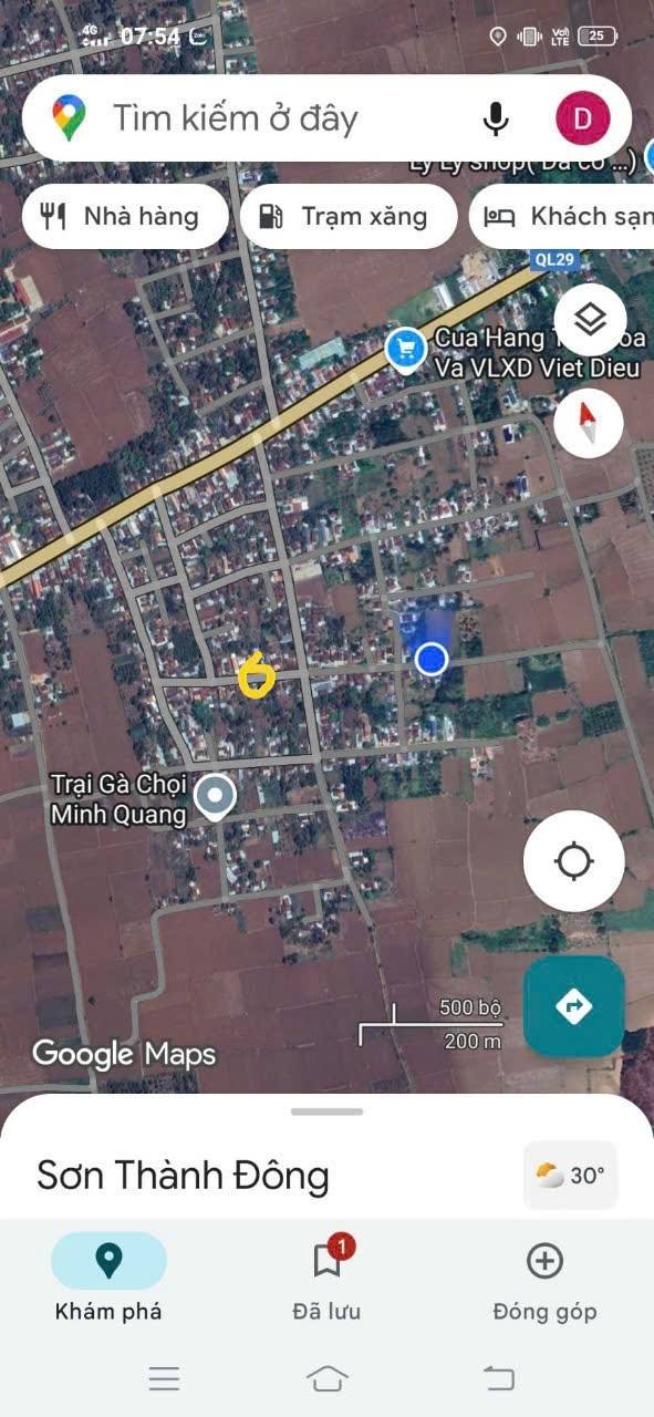 Đất thổ cư 540m² tại Sơn Thành Đông - Chỉ 500 triệu, đầu tư sinh lời!