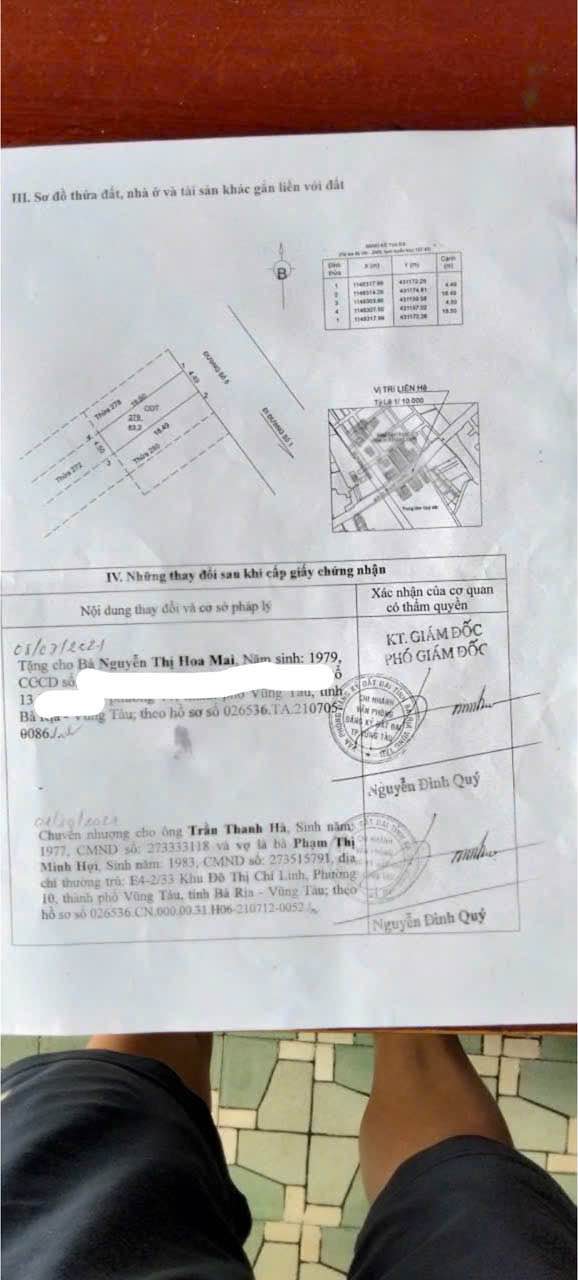 Lô đất TĐC Phường 10 Vũng Tàu 82m² giá 6.7 tỷ - Sổ đỏ chính chủ, thương lượng ngay!