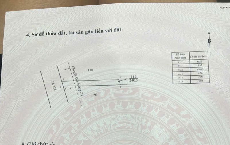 Đất mặt tiền Tỉnh Lộ 328, Bàu Lâm 250m² giá 1.35 tỷ - Cơ hội đầu tư tuyệt vời!