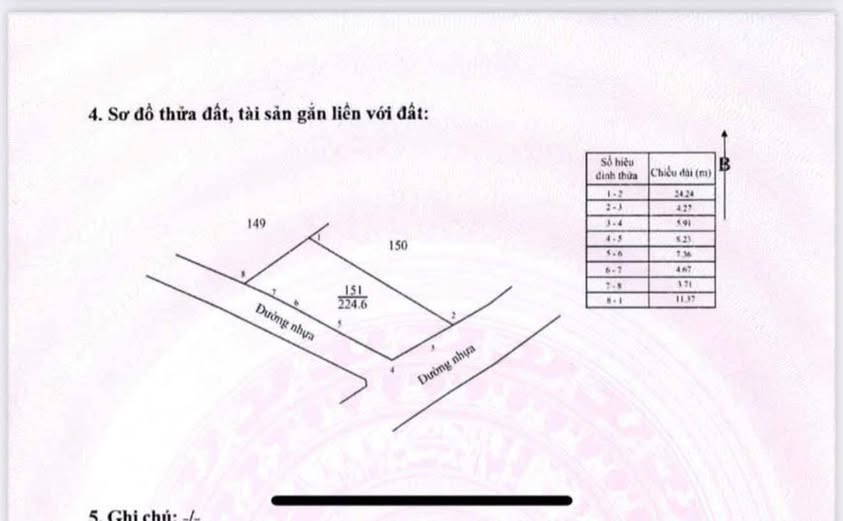 Đất nền Phước Bửu, Xuyên Mộc 110m² giá 2.4 tỷ - Phong thủy tốt, vị trí đắc địa!