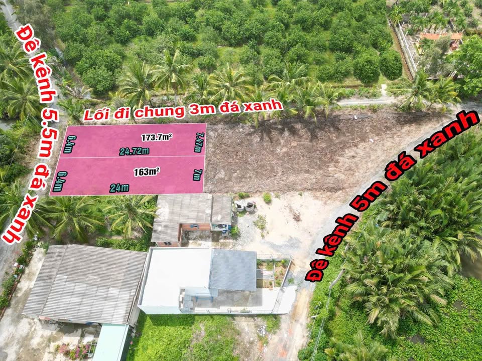 Đất nền thổ cư Bình Đức 168m² giá 650 triệu - Đầu tư sinh lời ngay!