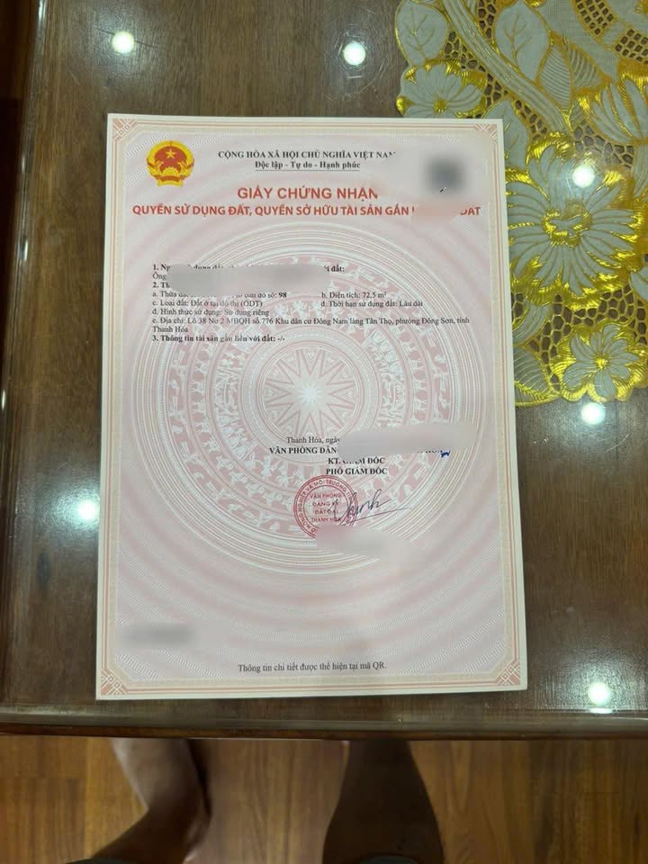 Đất nền Phú Sơn, Thanh Hóa 72.5m² giá chỉ 4.15 tỷ - Cơ hội đầu tư hấp dẫn!