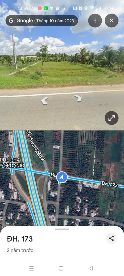 Đất nền 2 mặt tiền phường Sơn Đông, Bến Tre 1182m² - Tiềm năng kinh doanh tuyệt vời!