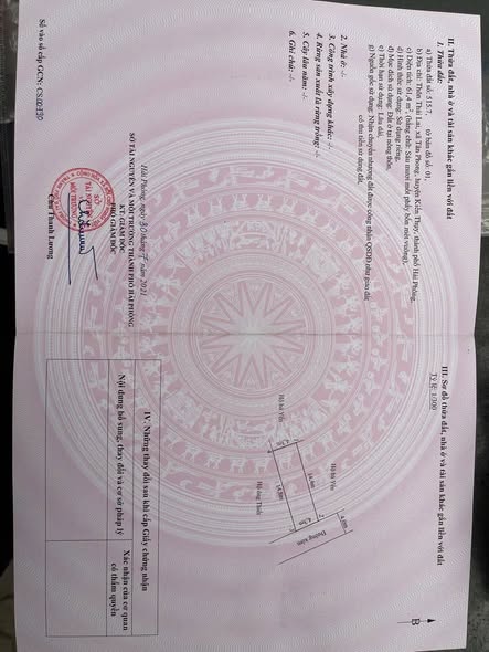 Đất nền Thôn Thái Lai, xã Tân Phong, huyện Kiến Thụy 64m² - Giá chỉ 700 triệu!