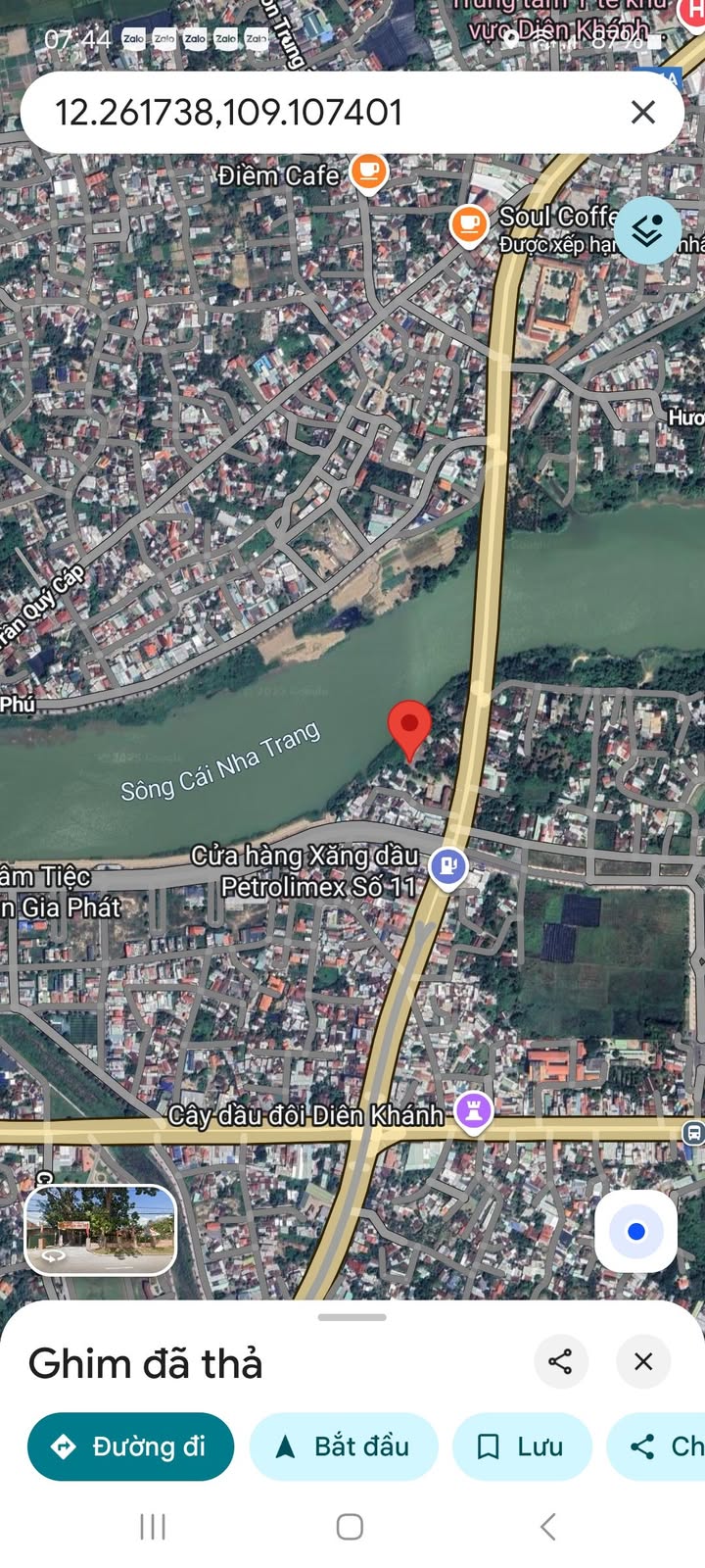 Đất thổ cư Diên Khánh 75m² giá thỏa thuận - View sông tuyệt đẹp!