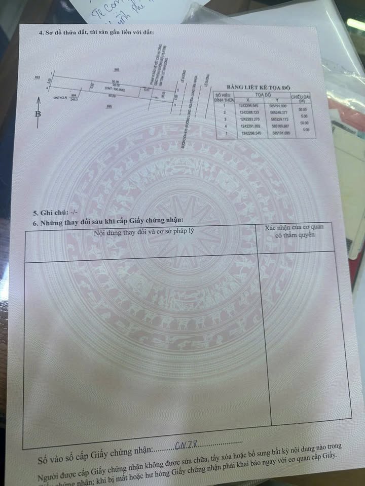 Đất nền chính chủ tại DH615 Long Nguyên 250m² giá 880 triệu - Sẵn sàng đầu tư!