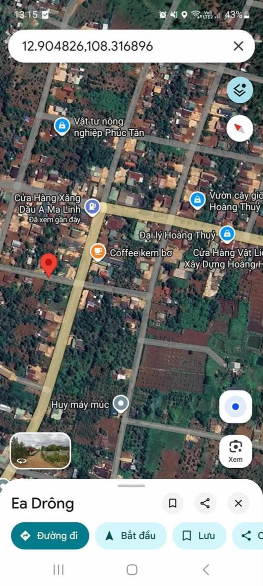 Đất thổ cư liền kề xã Ea Drông, Buôn Hồ 156m² giá 300 triệu - Đầu tư sinh lời ngay!