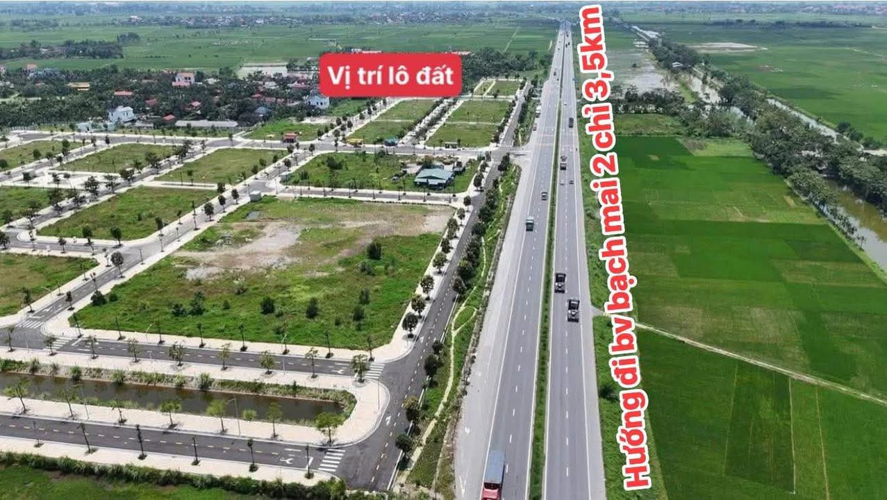 Đất nền KĐT Tellhomer Tràng An 92,2m² giá 2 tỷ - Hướng Nam đón gió