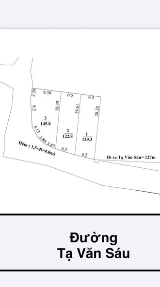 Đất nền góc 2 mặt tiền Tạ Văn Sáu, Đất Đỏ 398m² giá chỉ 1.98 tỷ - Đầu tư sinh lời ngay!