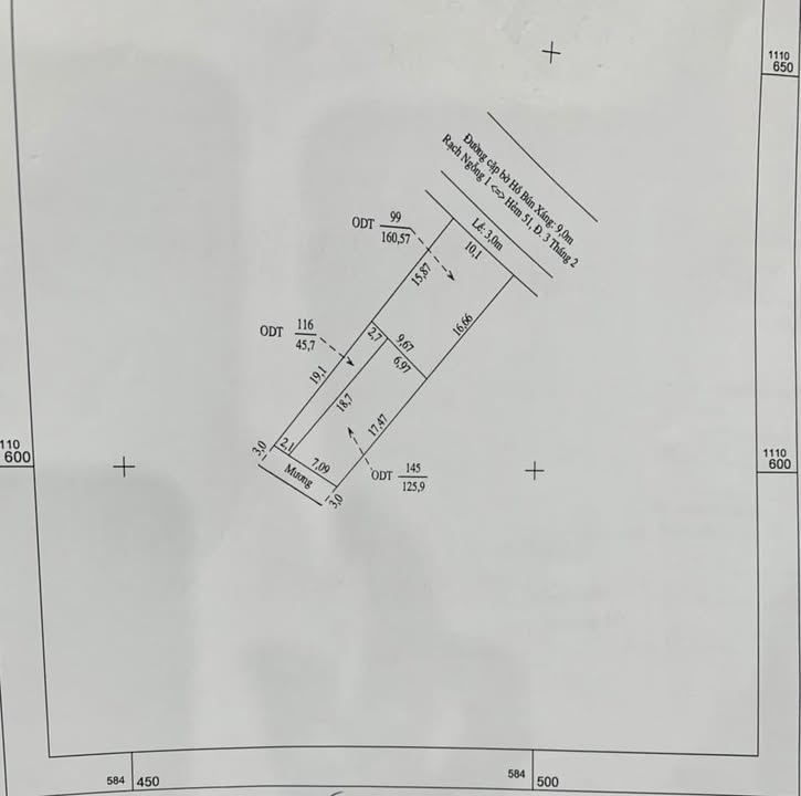 Bán đất mặt tiền 10m đường Hồ Bún Xáng, quận Ninh Kiều, 383.8m² - Đầu tư sinh lời cực tốt!