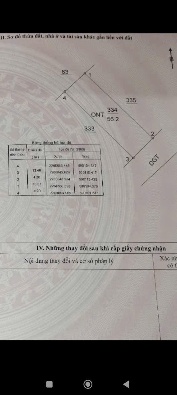 Đất thổ cư Vũ Chính 56m² giá 1.3 tỷ - Sổ hồng đầy đủ, giao thông thuận tiện!