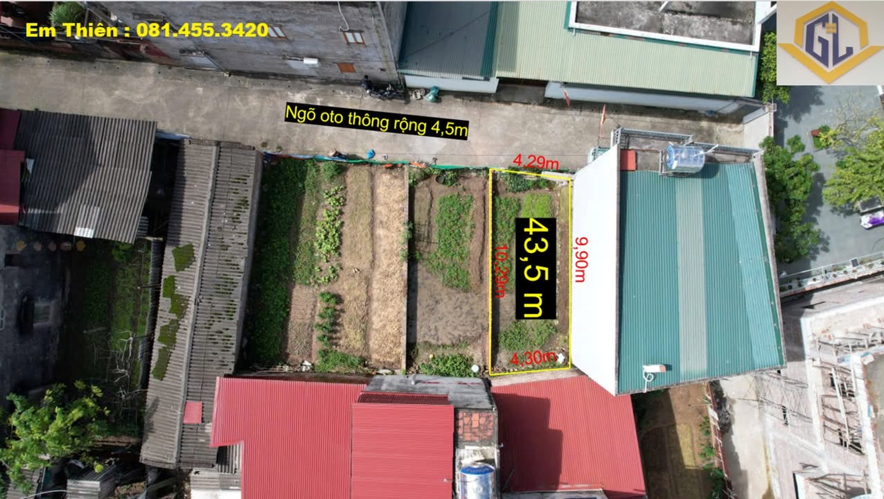 Đất chính chủ Trí Quả, Thuận Thành 43.5m² giá 1.9 tỷ - Cơ hội sở hữu lô đất duy nhất!