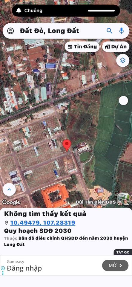 Lô đất tái định cư Đất Đỏ, Bà Rịa - Vũng Tàu 105m² giá 1 tỷ - Kinh doanh thuận lợi!